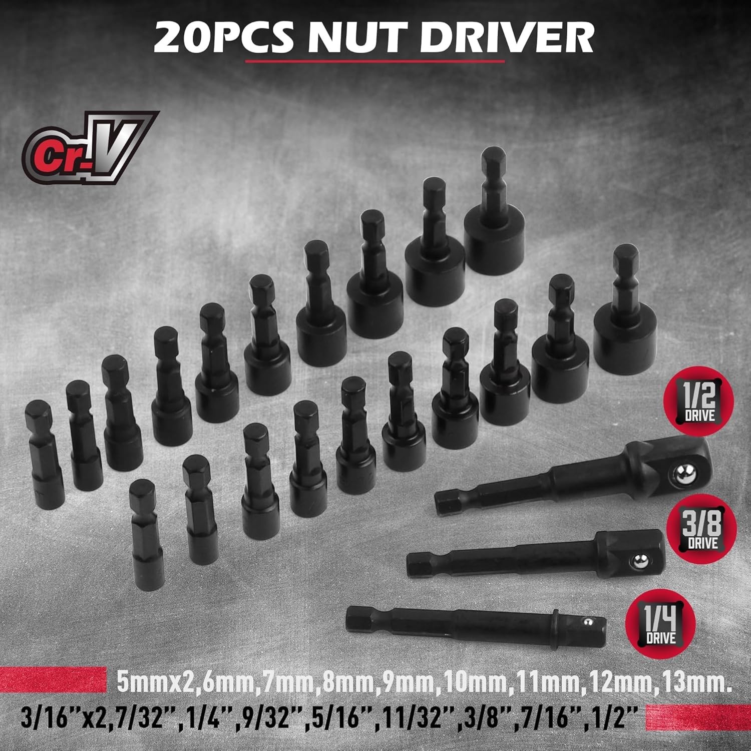 232-Piece Ultimate Screwdriver Bit Set, Cr-V Impact Driver Bit Set Includes Secu