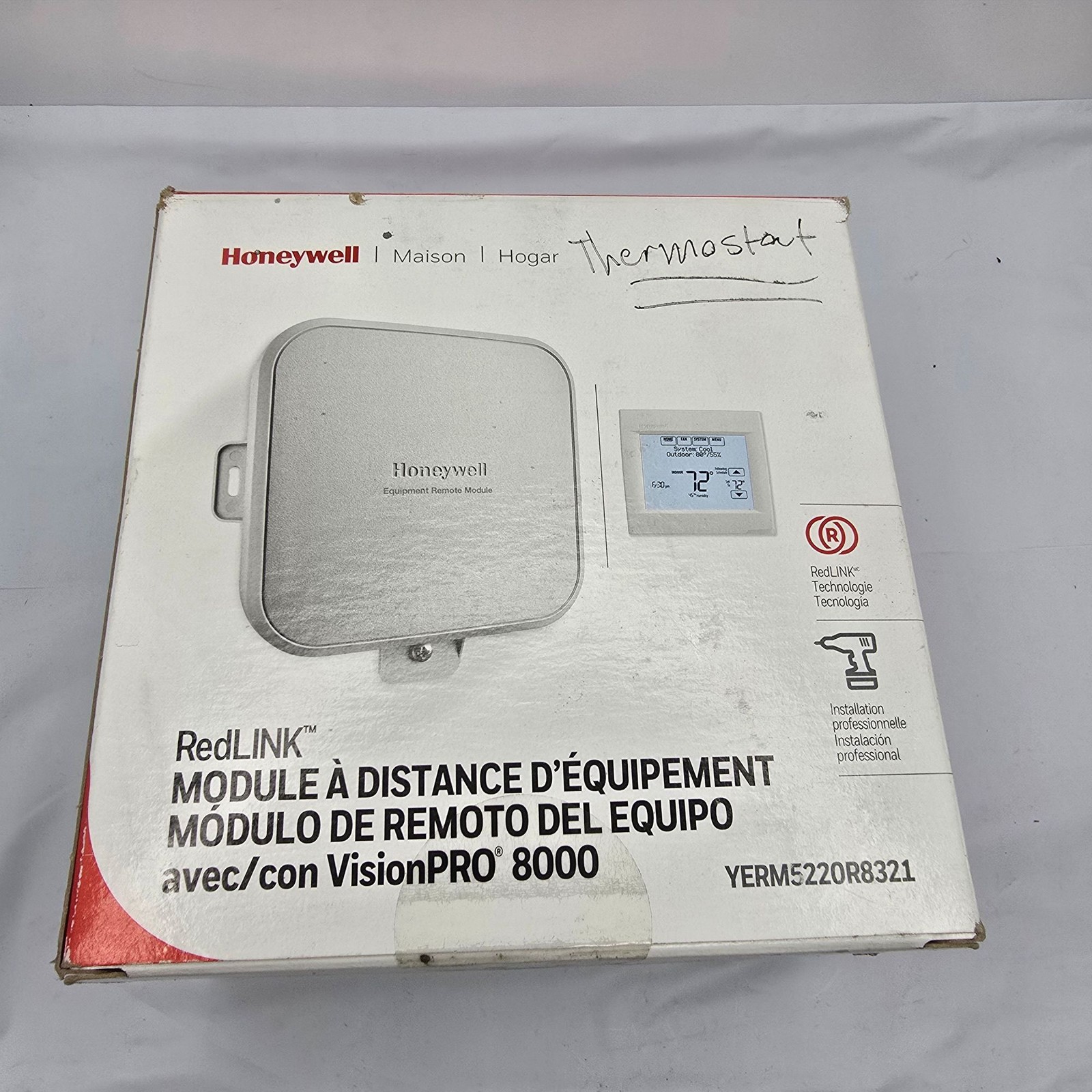 Inside box Sealed Honeywell RedLINK Equipment Remote Module w/ VisionPRO 8000