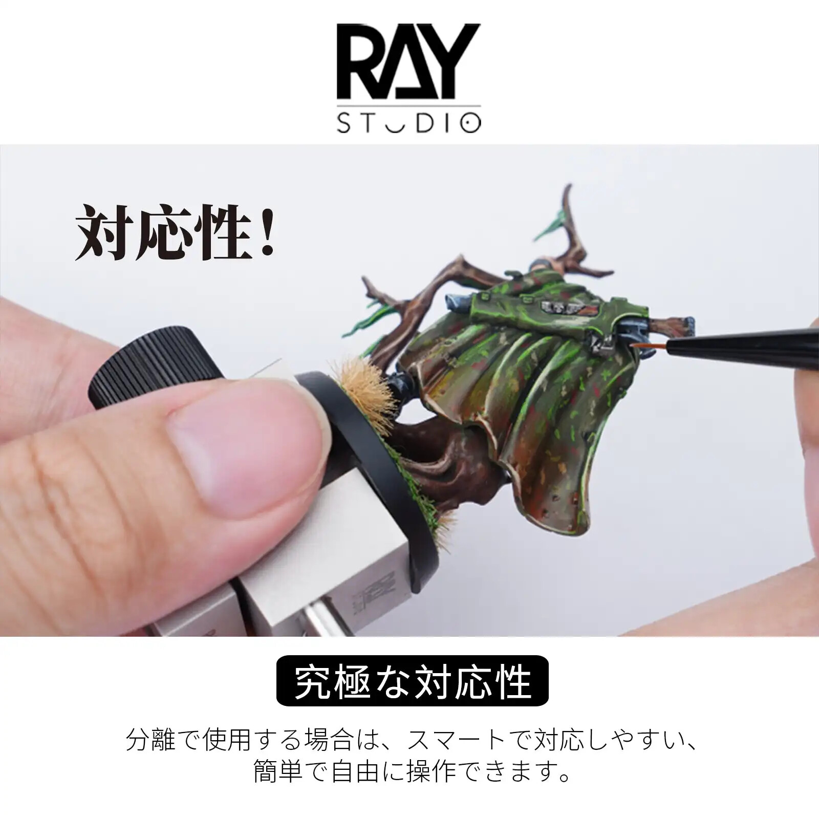 RAYSTUDIO Split Bench Vise 0.005mm High Precision Model Making Craft Tools