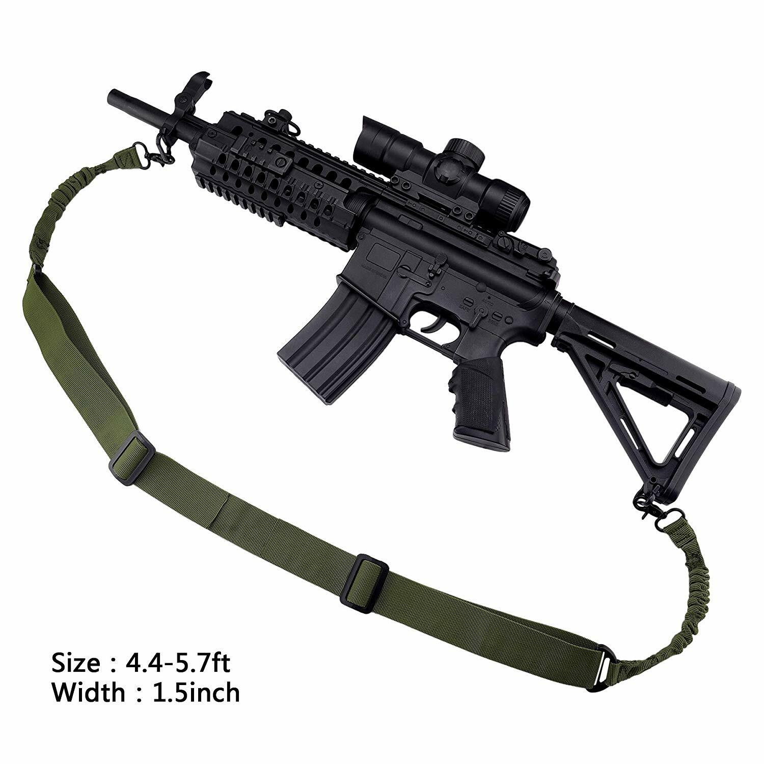 2 Point Gun Sling Shoulder Strap Trigger Snap with QD Swivel Mount Adjustable