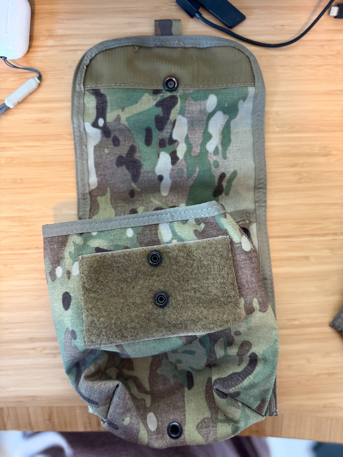Pair Initial Attack Multicam MOLLE Large Utility Pouches GP USA Made