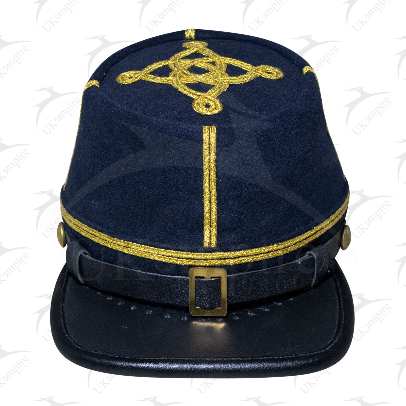 American Civil War Officer Union Kepi, US Captain Rank – 100% Navy Blue Wool