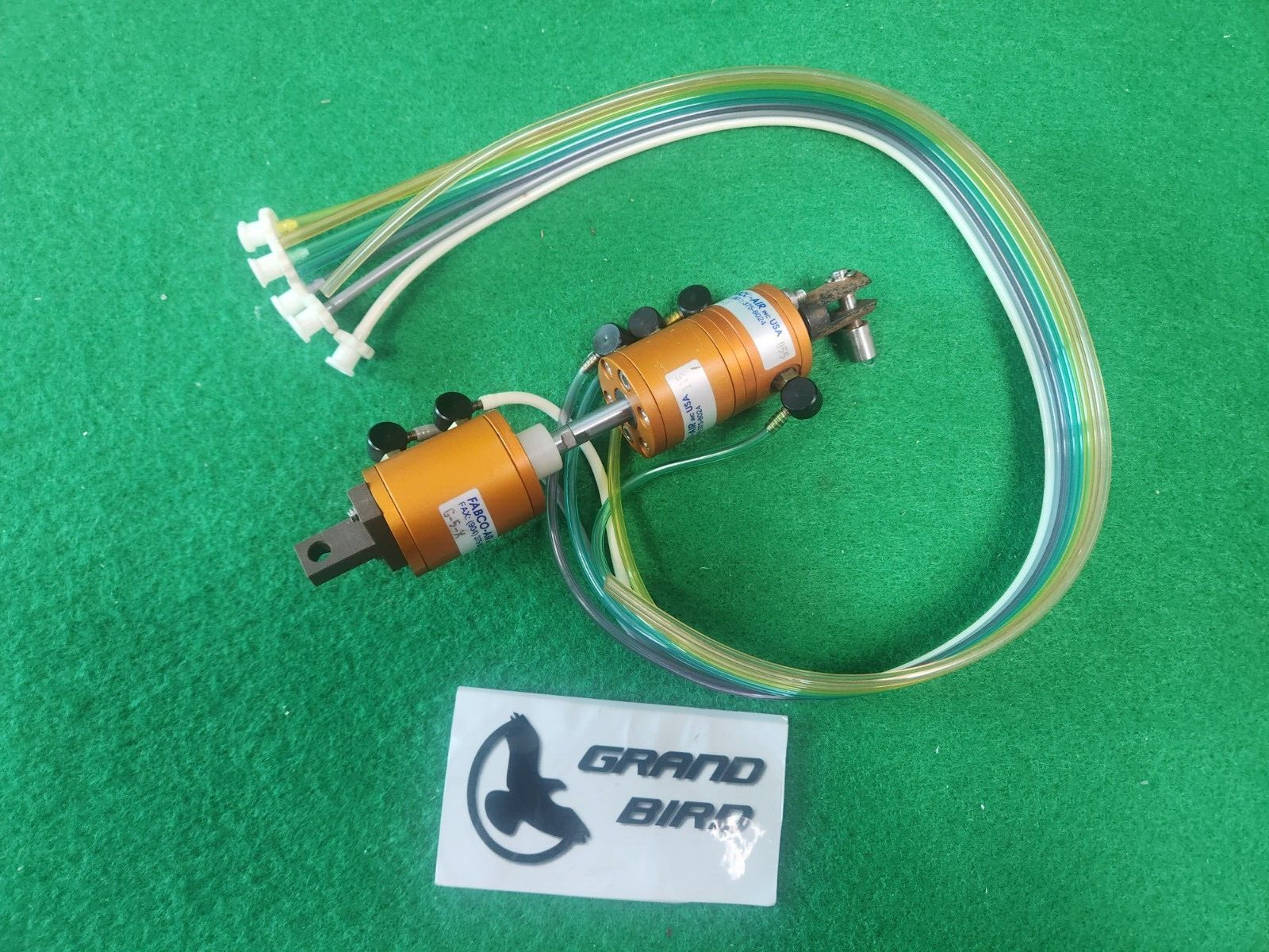 FABCO-AIR 005 C-5-X Pneumatic Compact Pancake Cylinder W/085G-5-X, USED