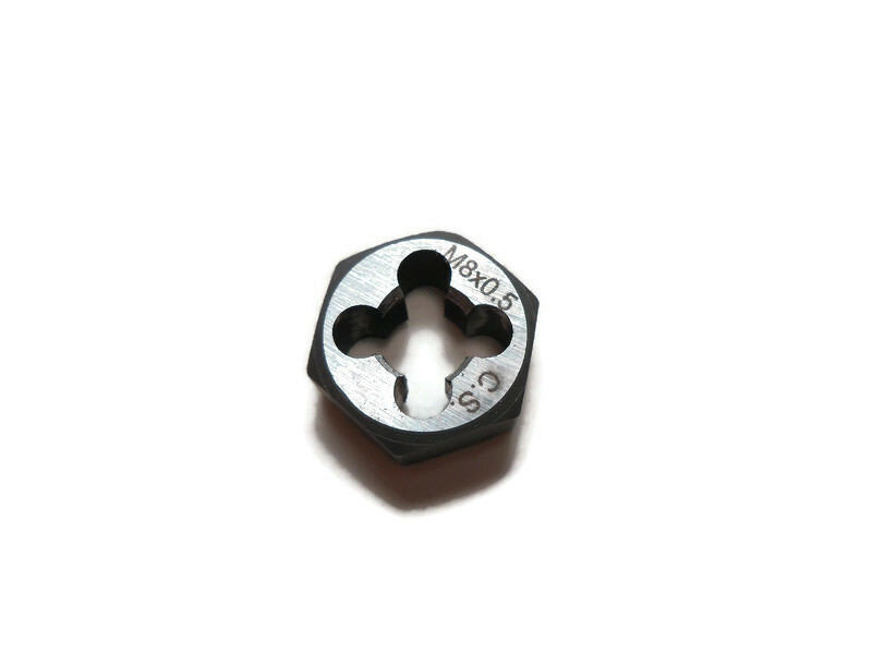 M8 x 0.50 M8 x .50 Carbon Steel Hex Die Hexagon Die Hexagonal Die NEW 8MM x 0.50
