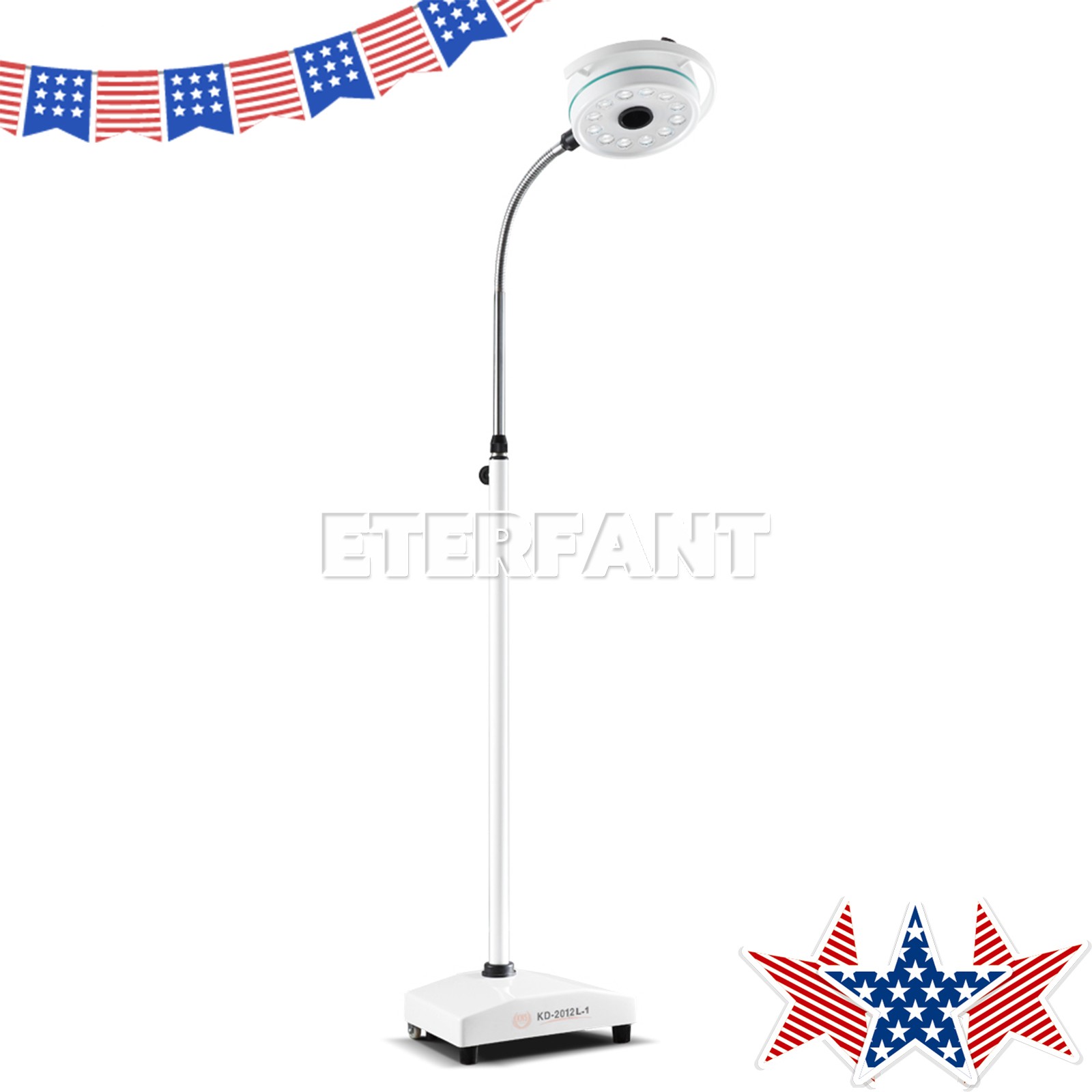36W Dental Shadowless Floorstanding LED Lamp Surgical Cold Exam Light KD-2012L-1