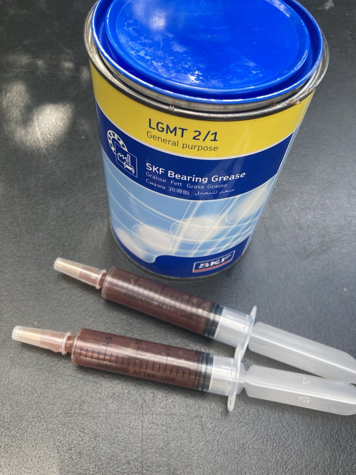 SKF LGMT 2 High Performance Grease – 2 x 20ml Syringe Pack