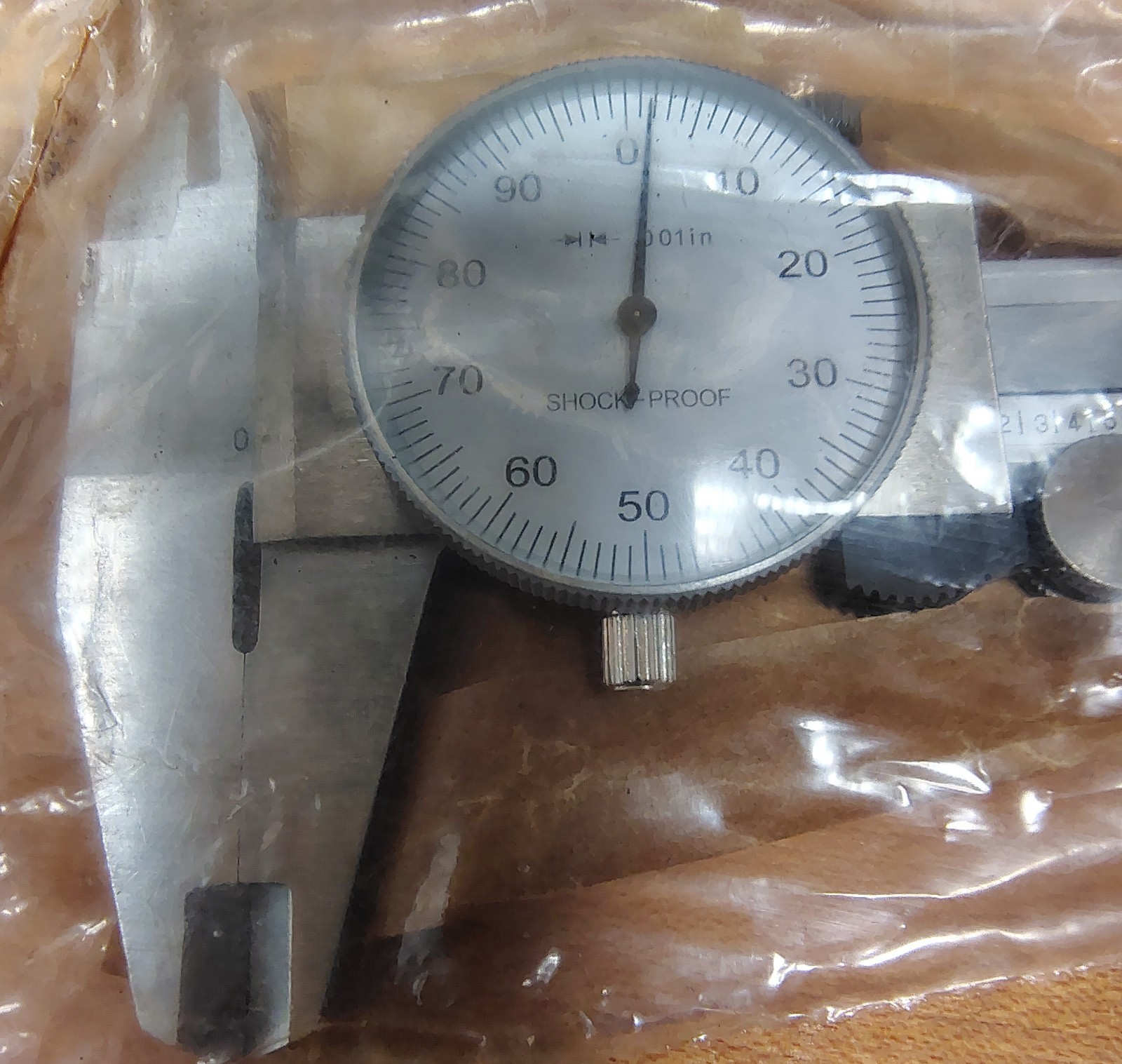6" DIAL CALIPER SHOCK PROOF NEW STILL IN WRAPPED PLASTIC