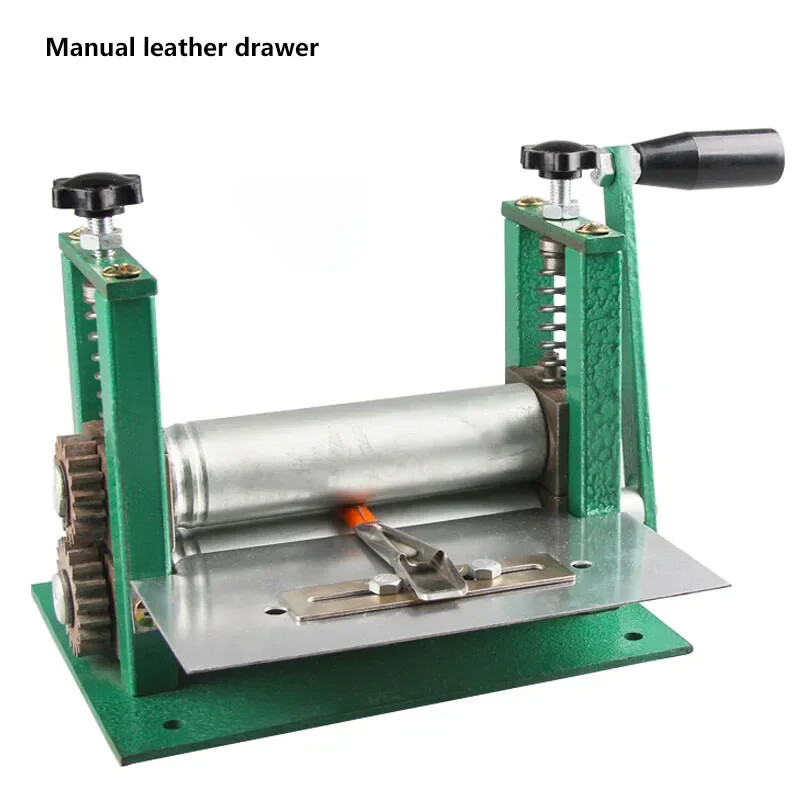 Hand-operated Small Drawer/glue Dispenser Machine/shoulder Strap Drum/leather