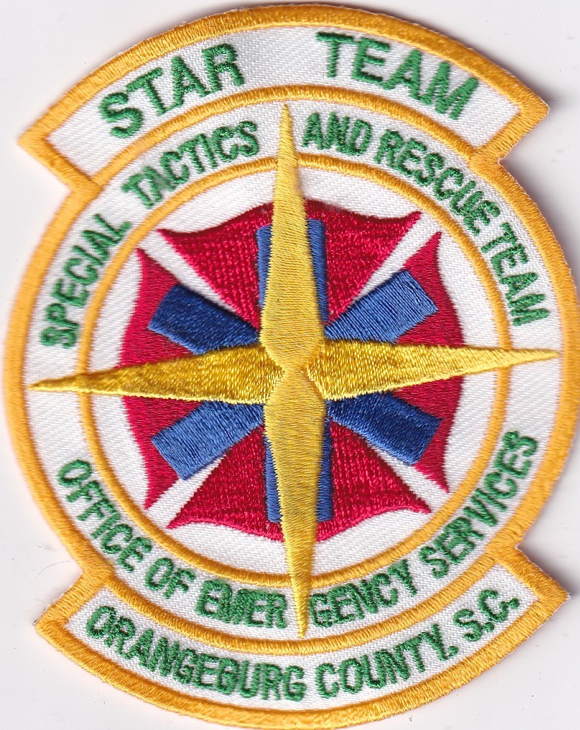 Orangeburg County SC Emergency Services Special Tactics and Rescue Team patch