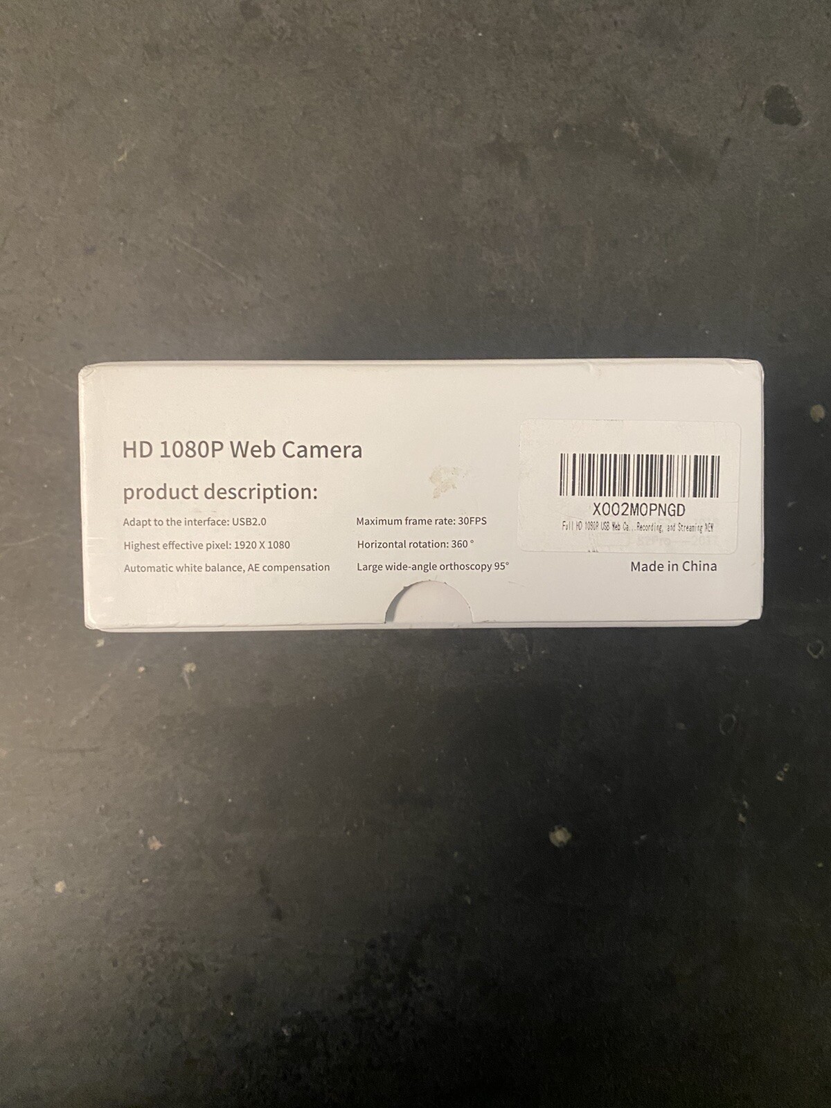 HD 1080P USB Web Camera New In Open Box