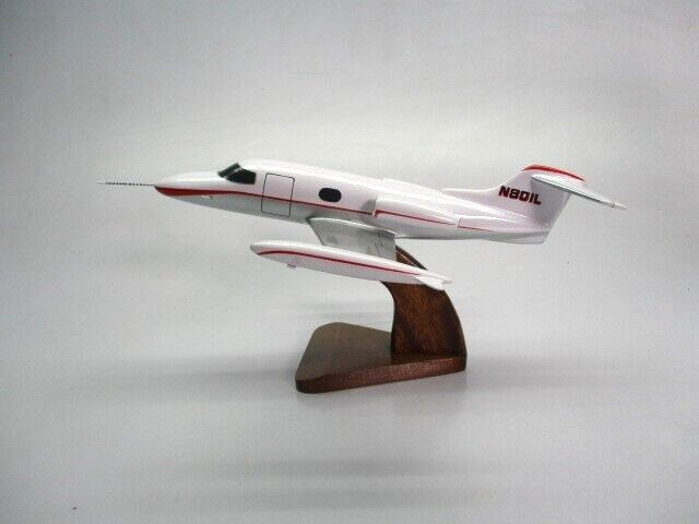 Learjet 24 Business Jet Aircraft Desktop Kiln Dried Replica Wood Model Small New
