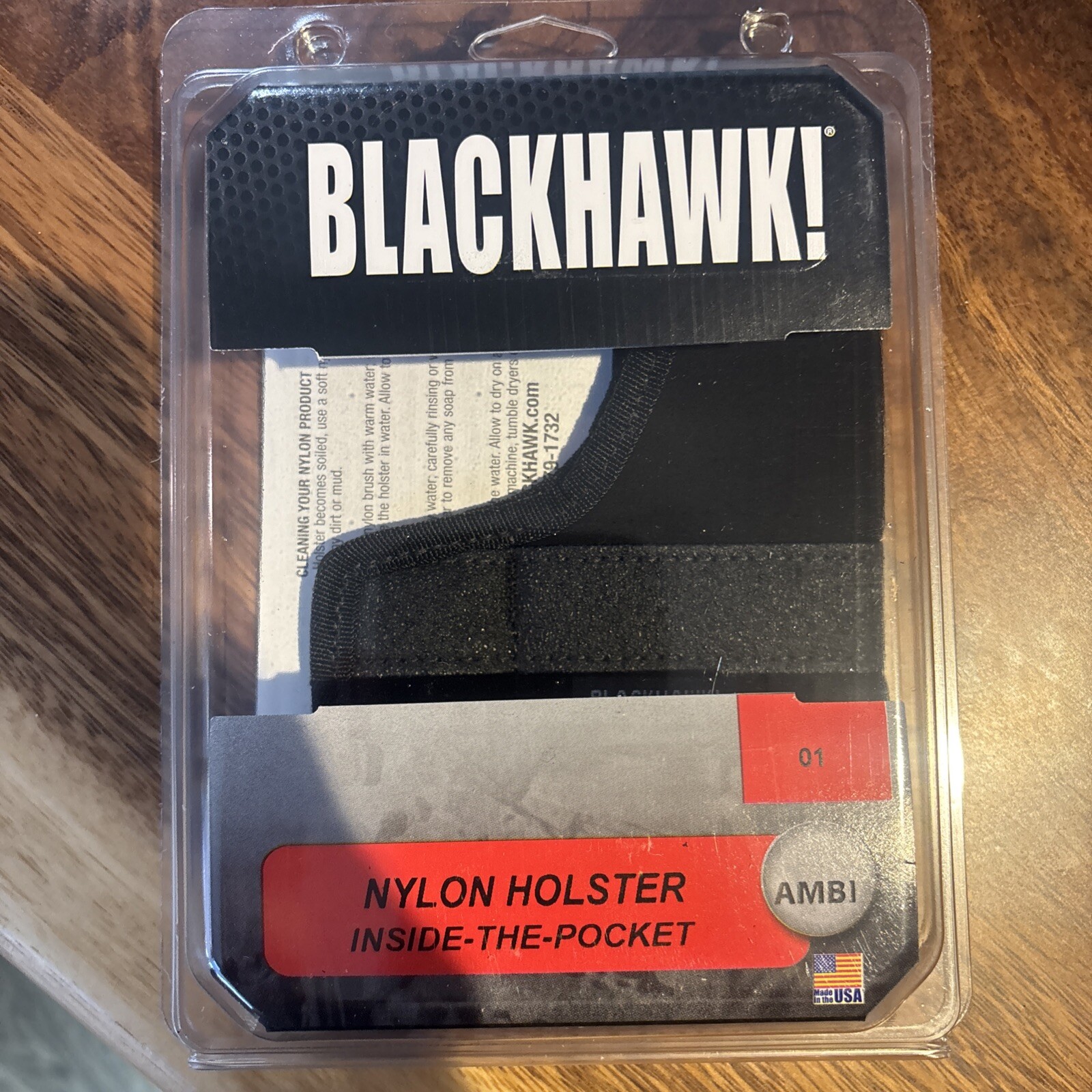 Blackhawk Nylon Holster Inside The Pocket Ambidextrous Size 01 Most 380s