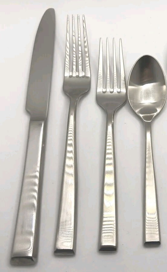 Reed & Barton East End Satin 4 Piece Set 18/10 Stainless Flatware