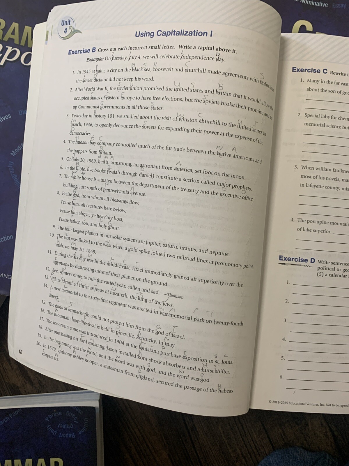 A Beka Grade 10 - Grammar & Composition IV Student Work-Text Fourth Edition