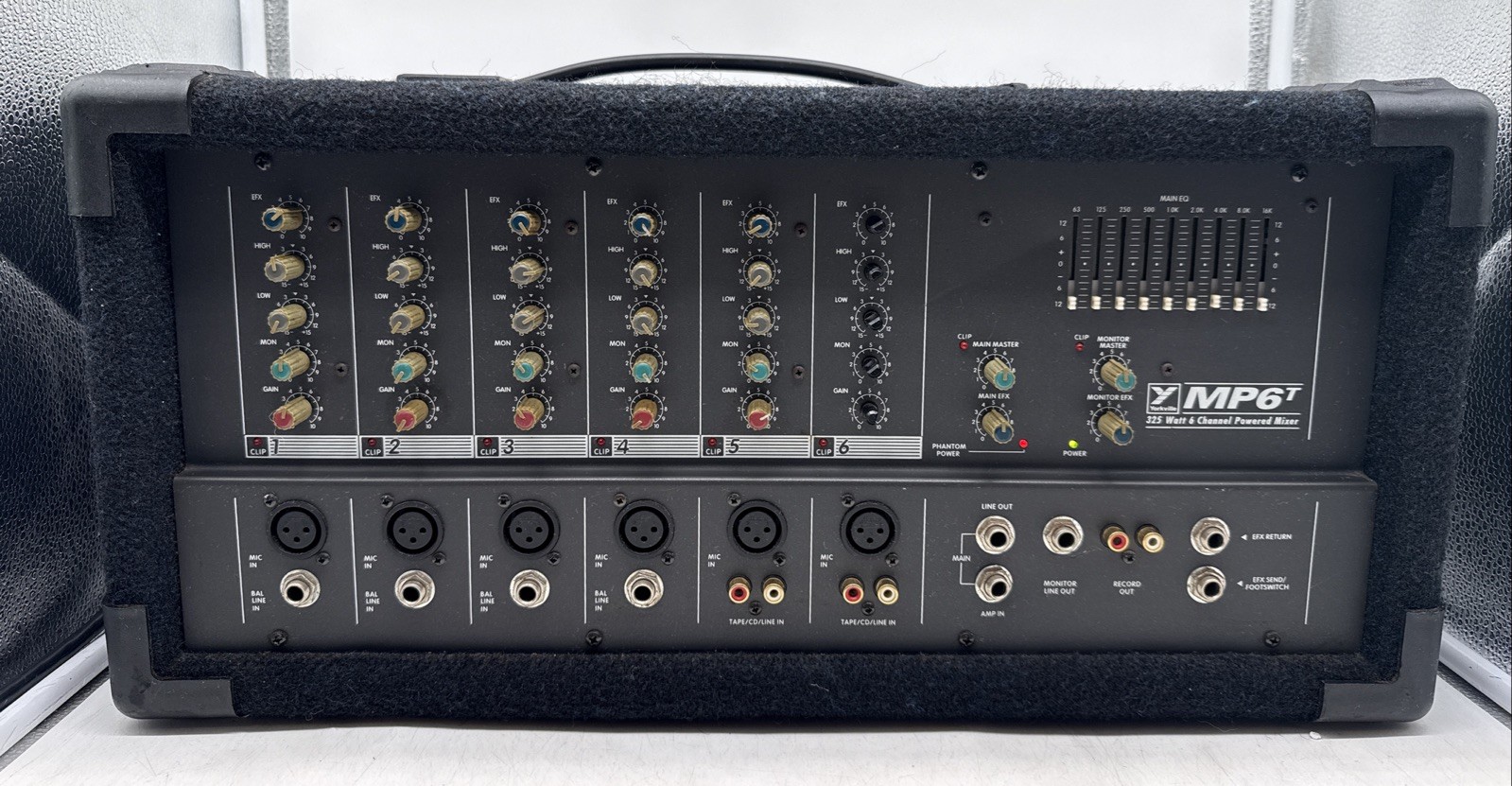 Yorkville MP6T 325 Watt 6 Channel Powered Mixer-Good Working Condition