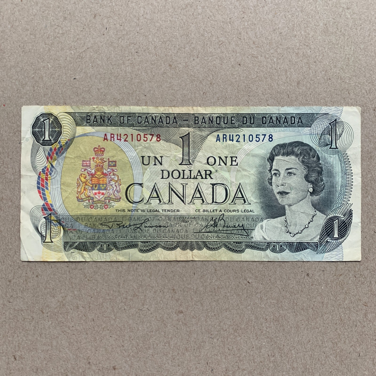 🇨🇦 1973 Canada $1 Dollar Bill Banknote Canadian 1 Dollar Currency Paper Money