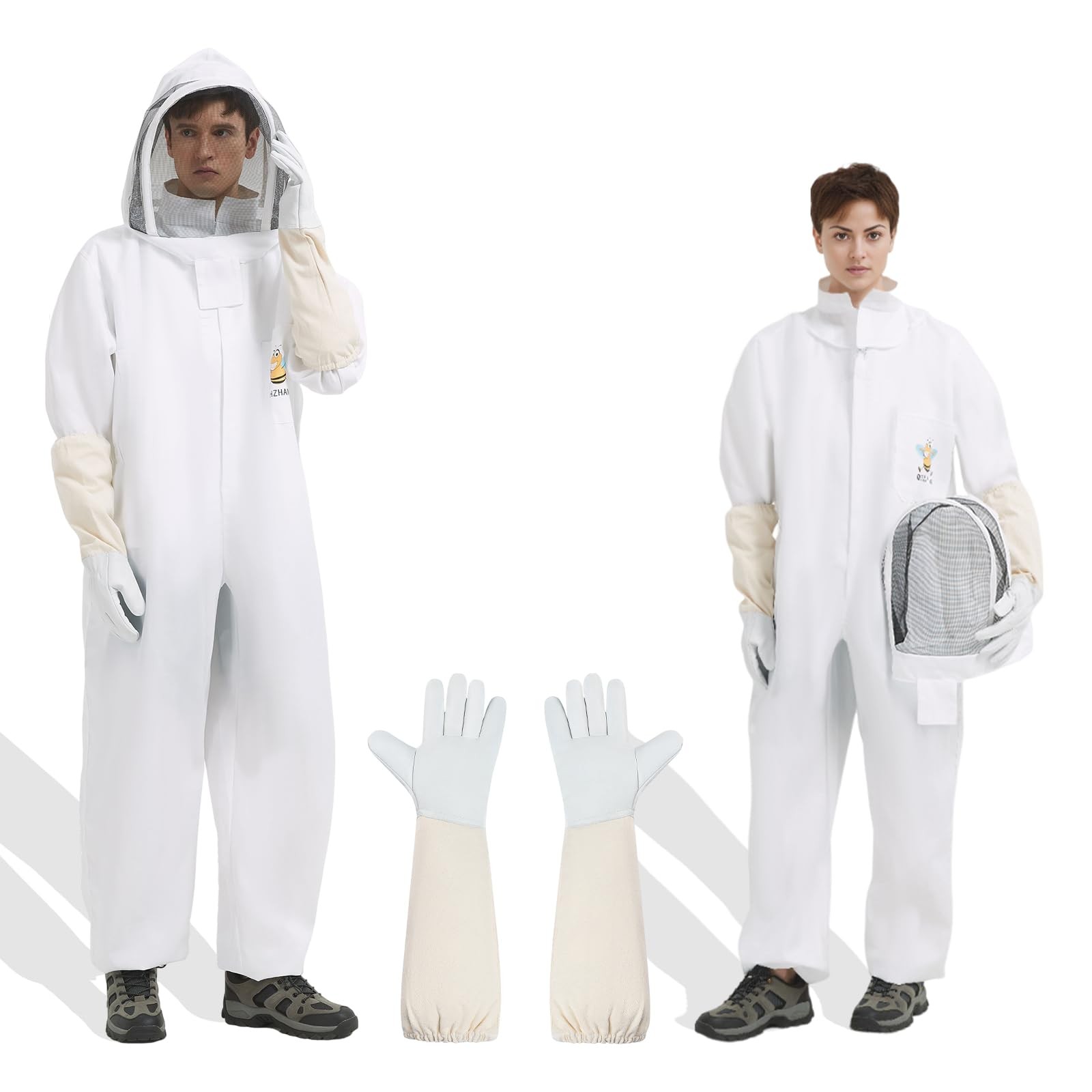 Bee Suit Men Women Sting Proof Polycotton Beekeeping Suit Beekeeper Costume