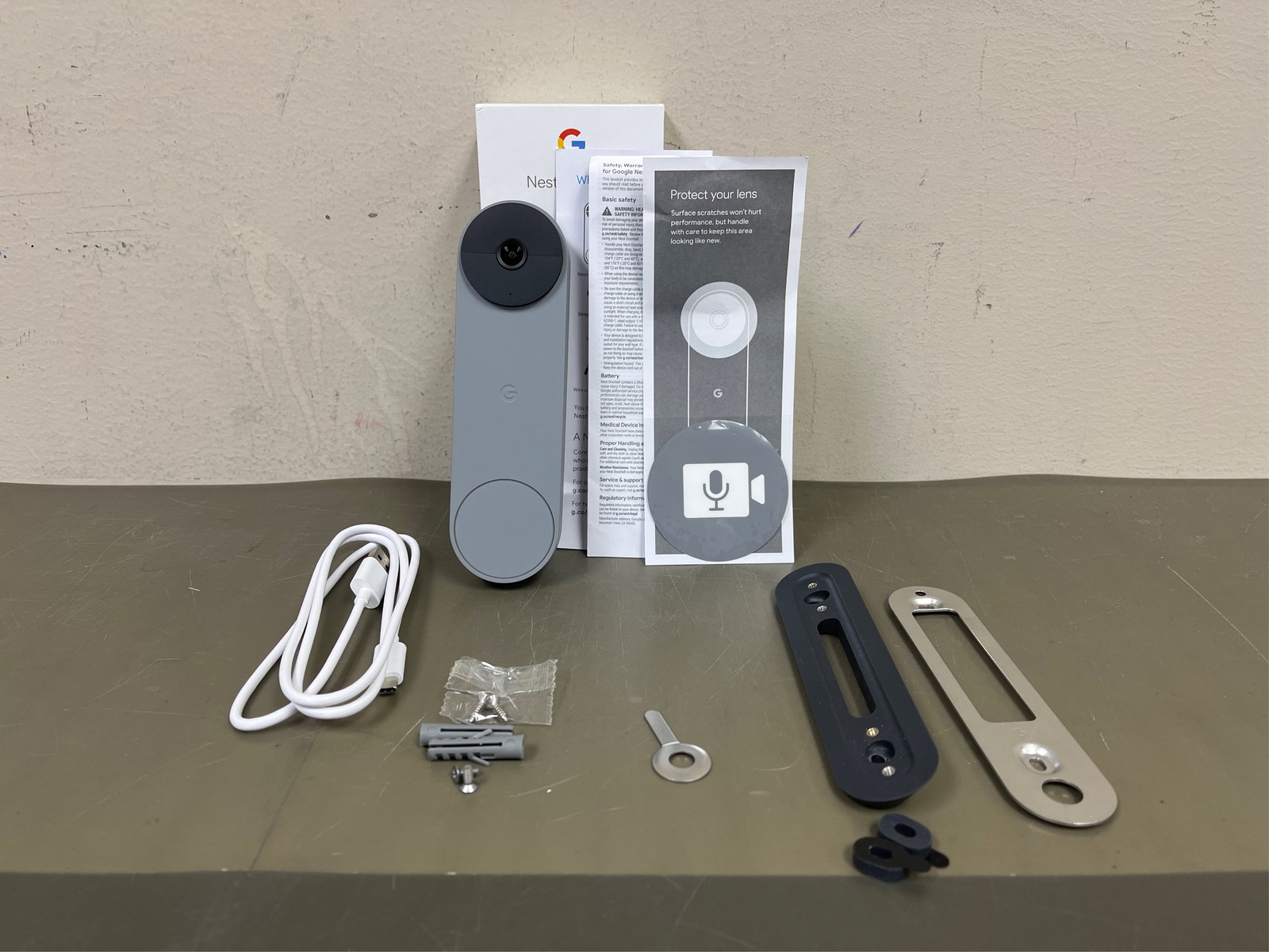Google Nest Doorbell (Battery) (Linen) 8