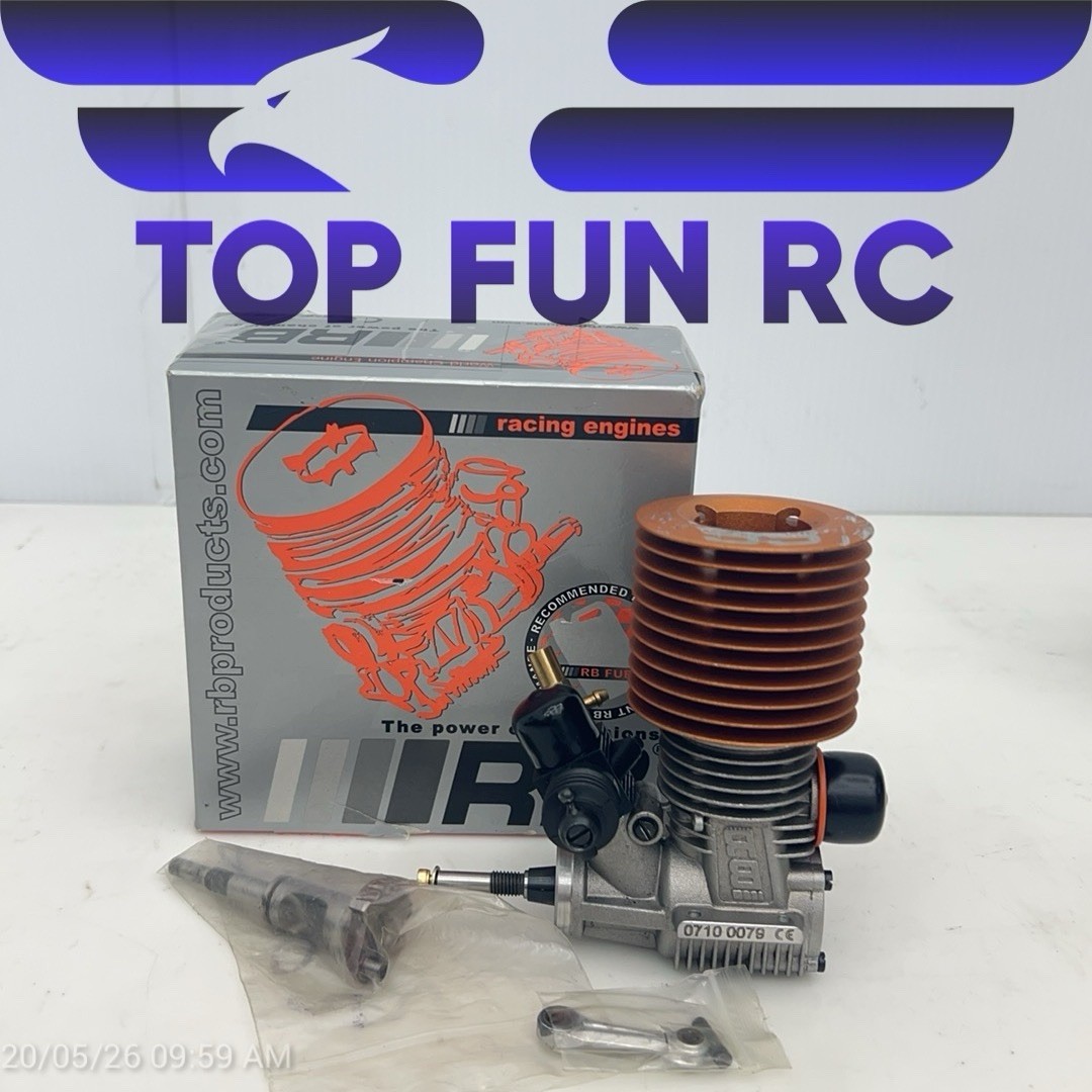 RARE RB CONCEPTS S5 3.5CC Nitro Engine W/EXTRA PARTS