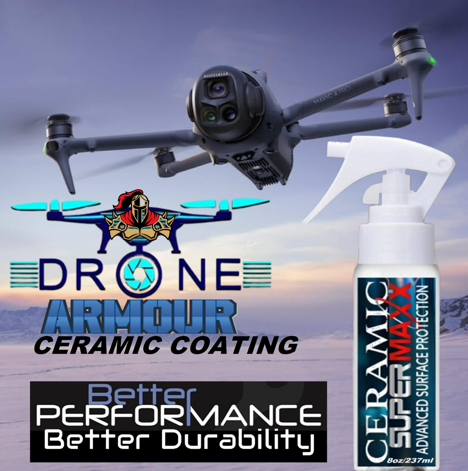 DRONE PROTECTION CERAMIC COATING SPRAY FOR ELECTRONICS BLADES  ALL SURFACES