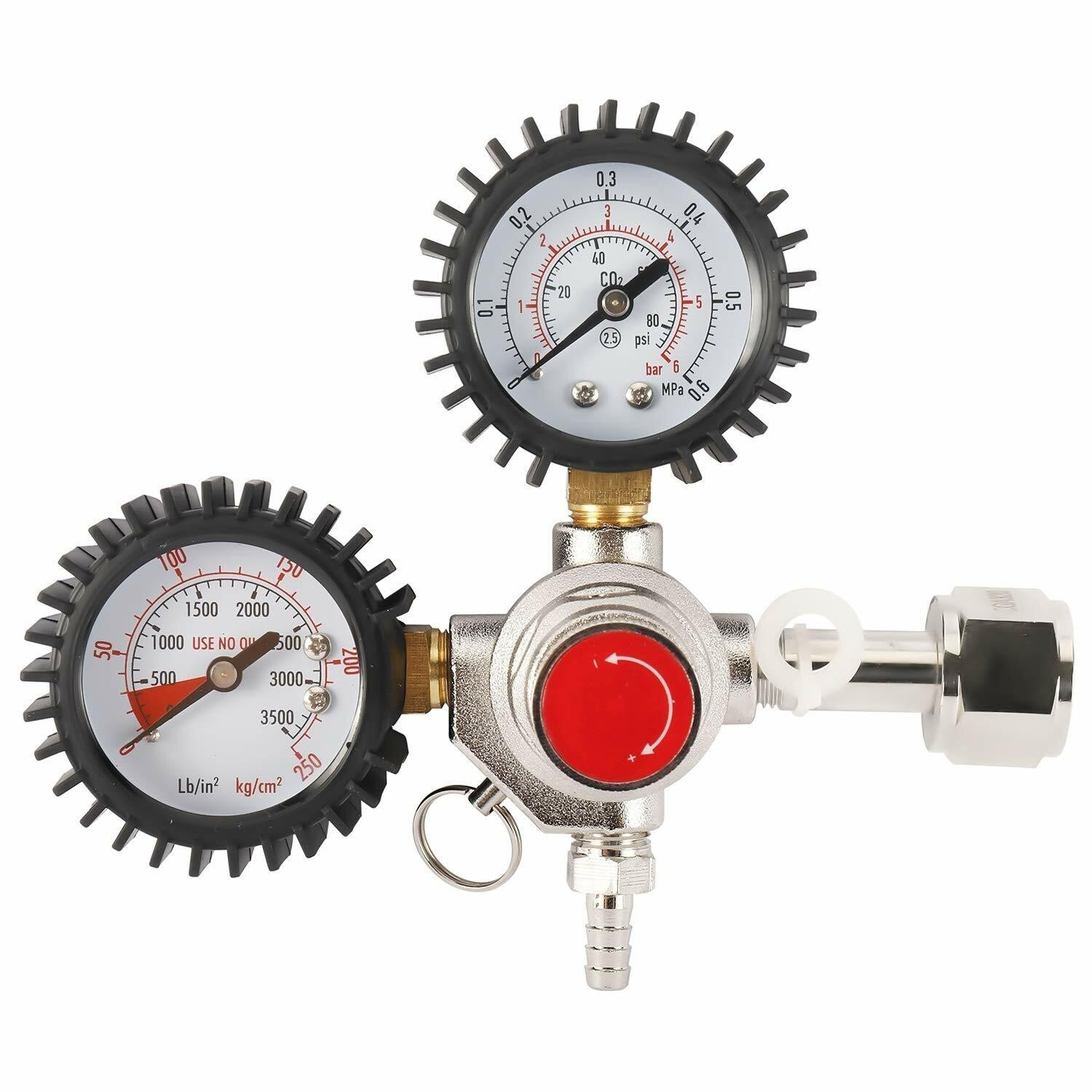 Dual Gauge CO2 Regulator CGA320 for Draft Beer Homebrew Kegerator