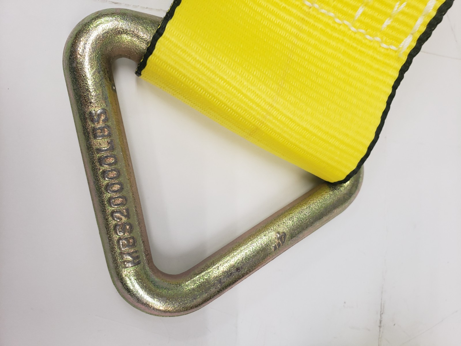 Qty/2 U.S. Cargo Control CUS-410DR4-Y 4" x 10' Cargo Strap w/ D Ring - Yellow