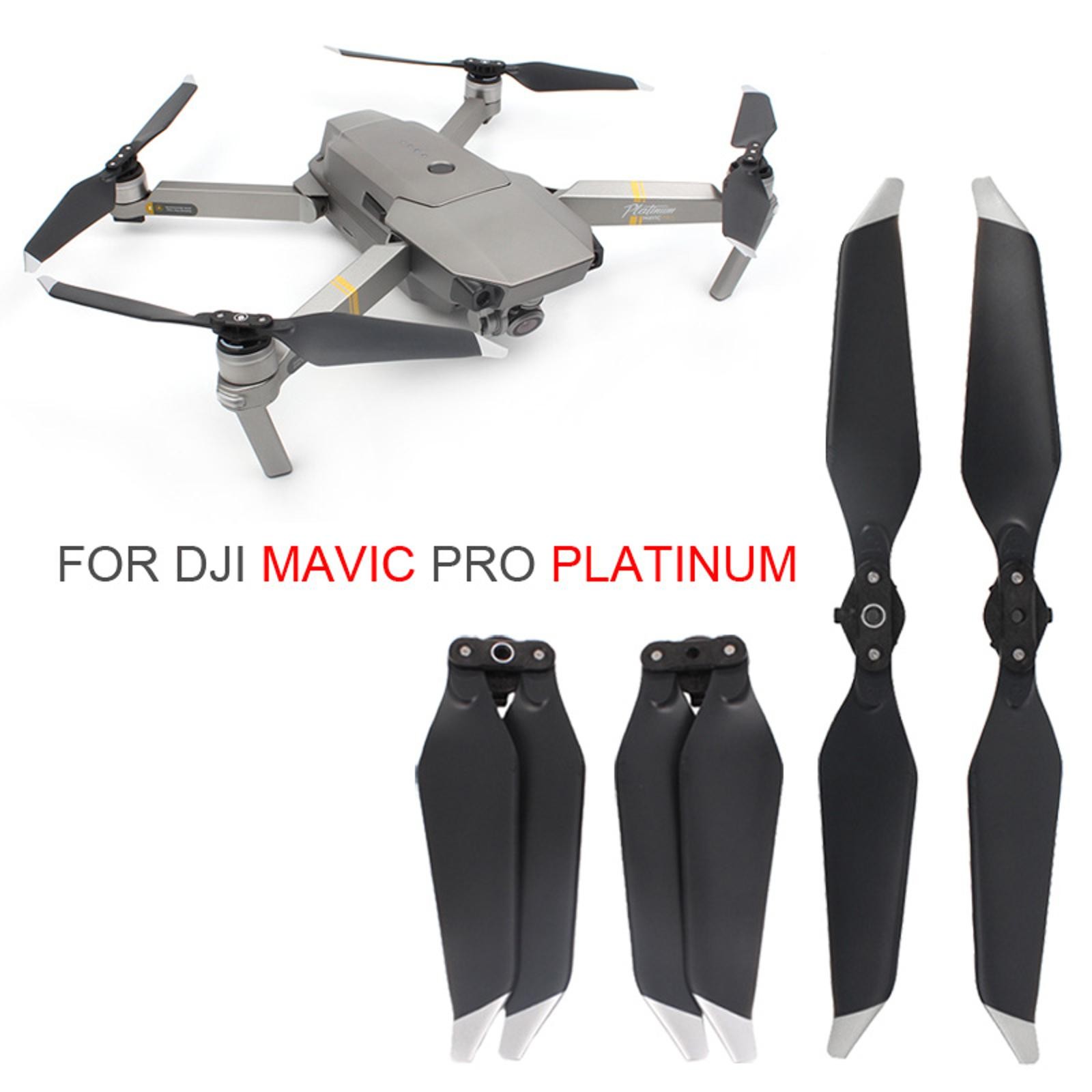 2Pair Low-Noise Quick-Release 8331F Propellers Props For DJI Mavic PRO Platinum