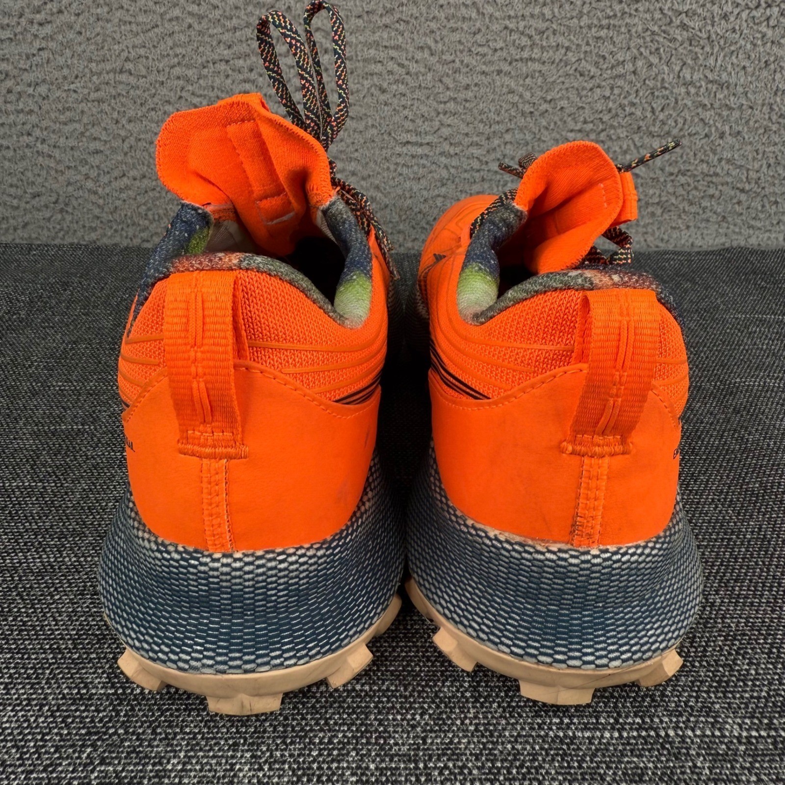 Saucony Shoes Mens Size 10 Orange Endorphin Trail Running Speedroll Technology
