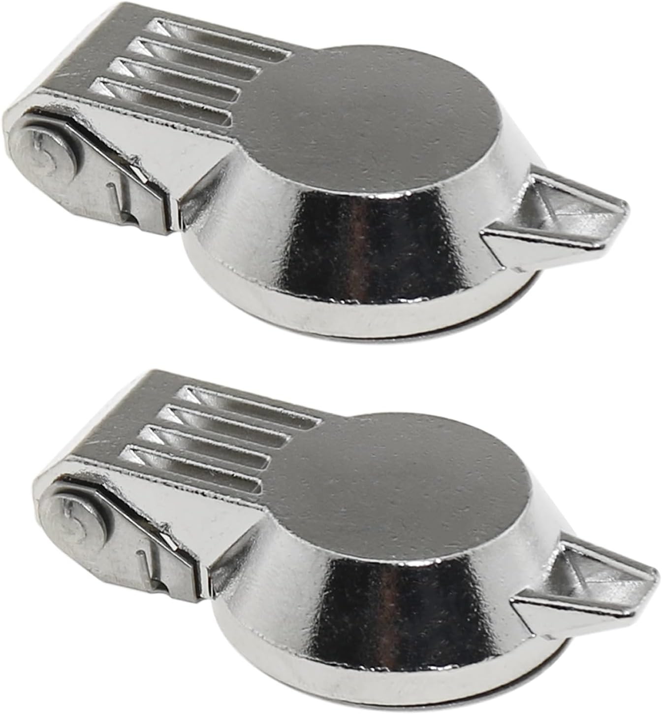 2PCS Silver Cam Lock Dust Cover Tool Box Zinc Alloy Waterproof Cover Lock Latch