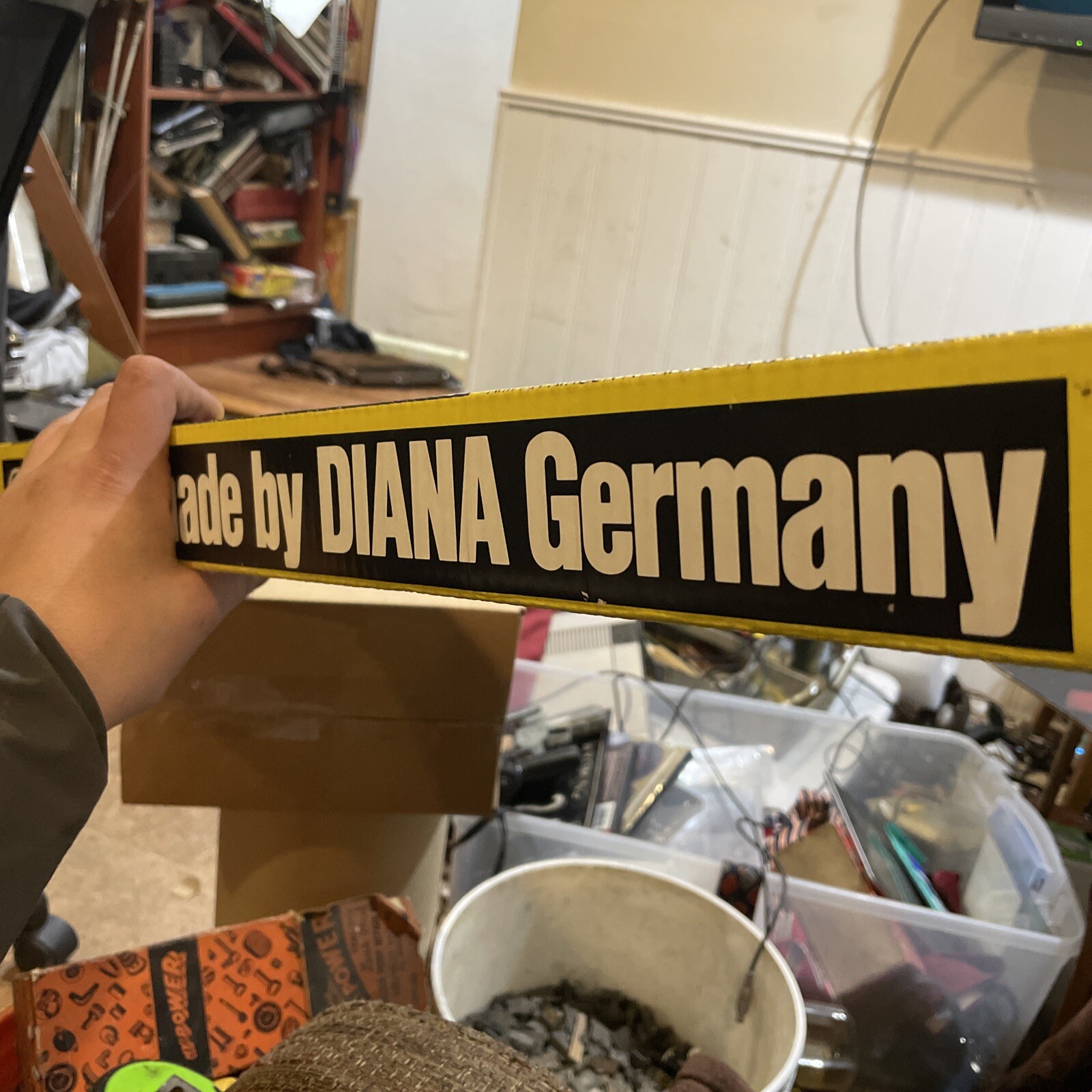 Vintage RWS Diana Air Rifle BOX ONLY W Germany