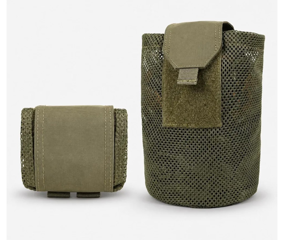 Tactical Mesh Dump Pouch Molle Magazine Pouch Foldable