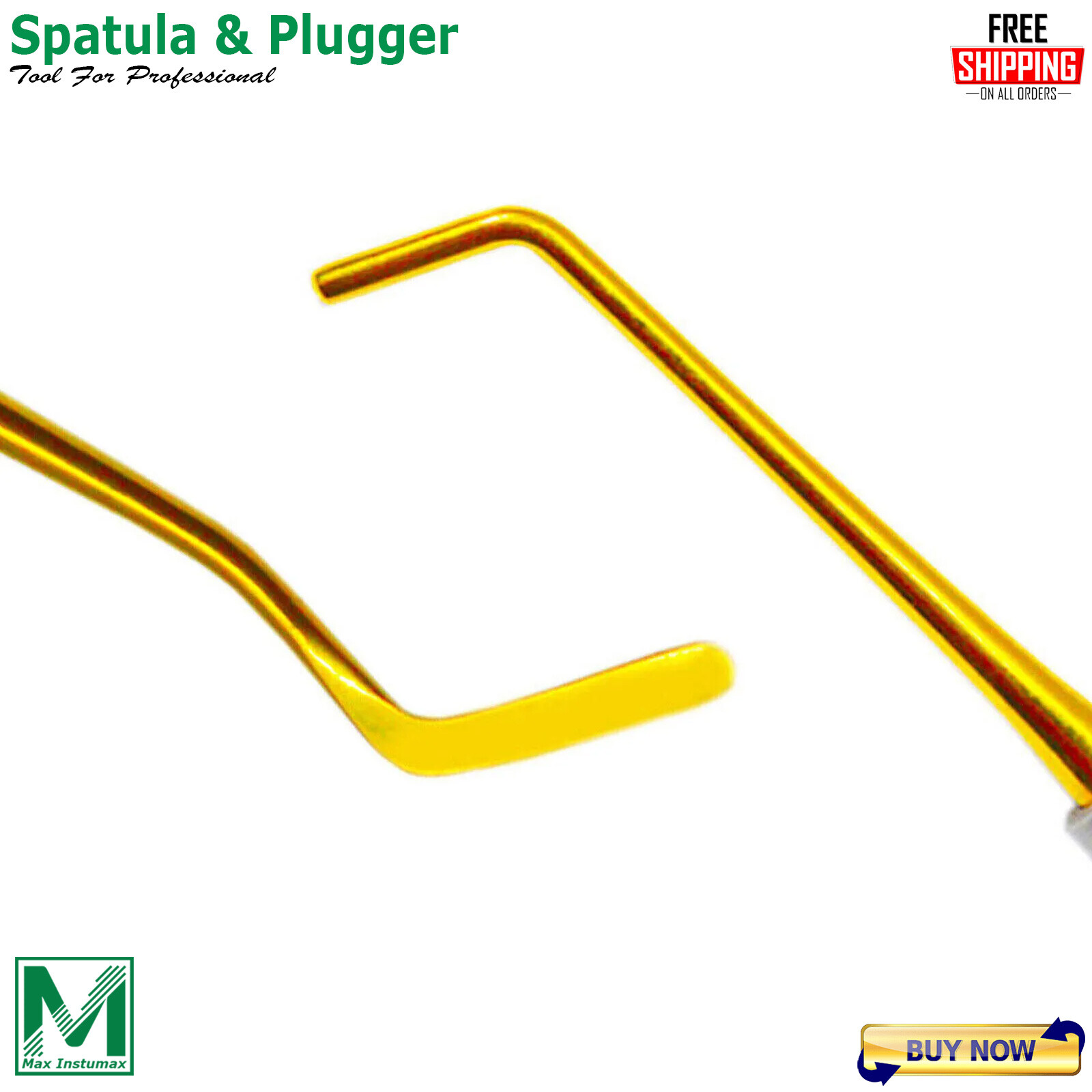 Instrumentos Dentales Composite – Espátula y Condensador Con Puntas de Titanio