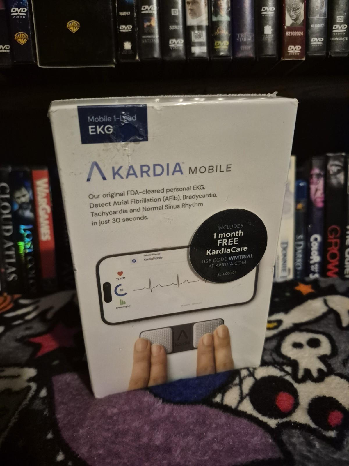 AliveCor AC-009 KardiaMobile Wireless Personal EKG Monitor Black New Unopened
