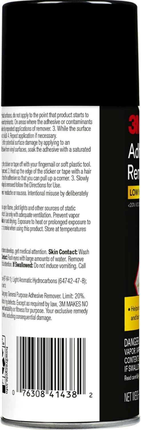 3M Adhesive Remover 12 oz. Quickly Remove Adhesive Attachment Tape Tar Wax