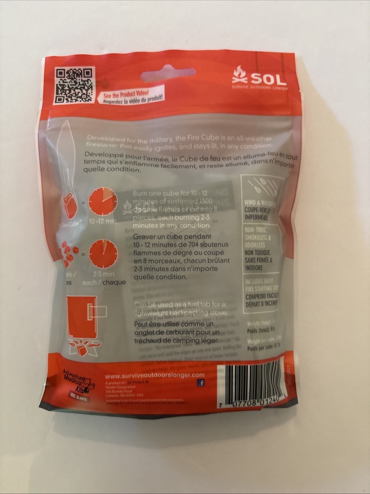 SOL All-Weather Fire Cubes