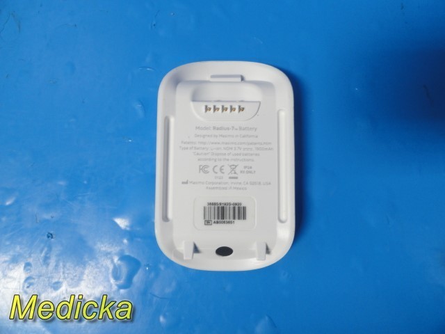 Masimo Radius‑7 Battery Module W/ Charging Adapter | Root Compatible ~ 39398