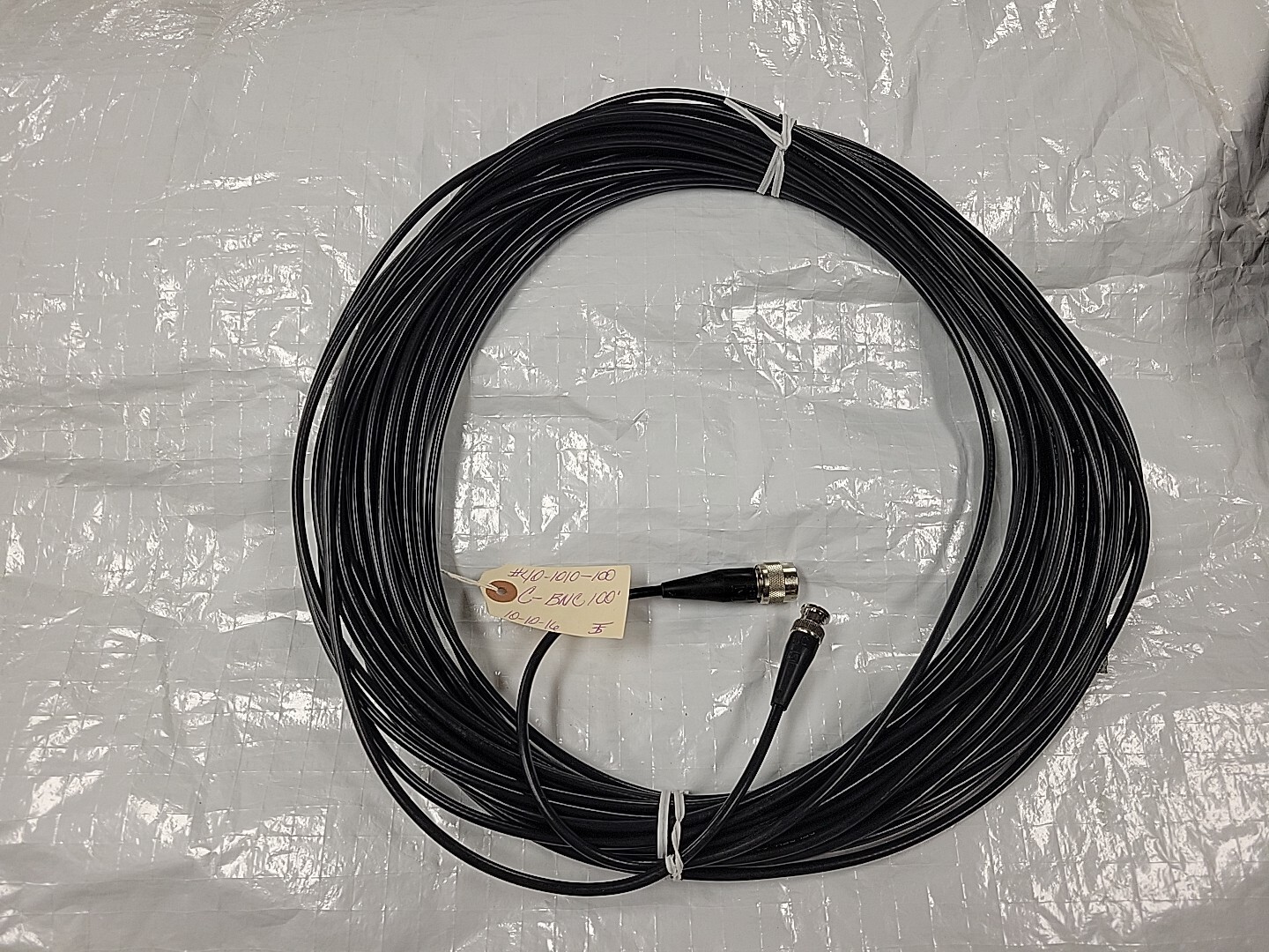 Ludlum Detector 100ft Cable C To BNC Connection