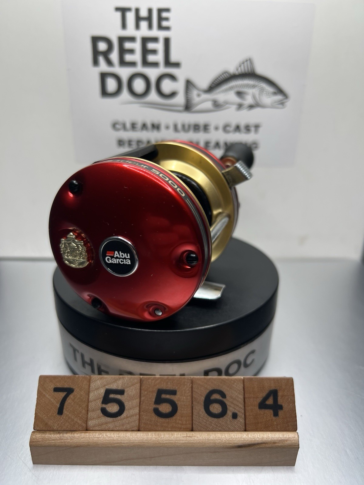 Abu Garcia 5000 35th Anniversary Red Gold Sweden 75564 Serviced By The Reel Doc