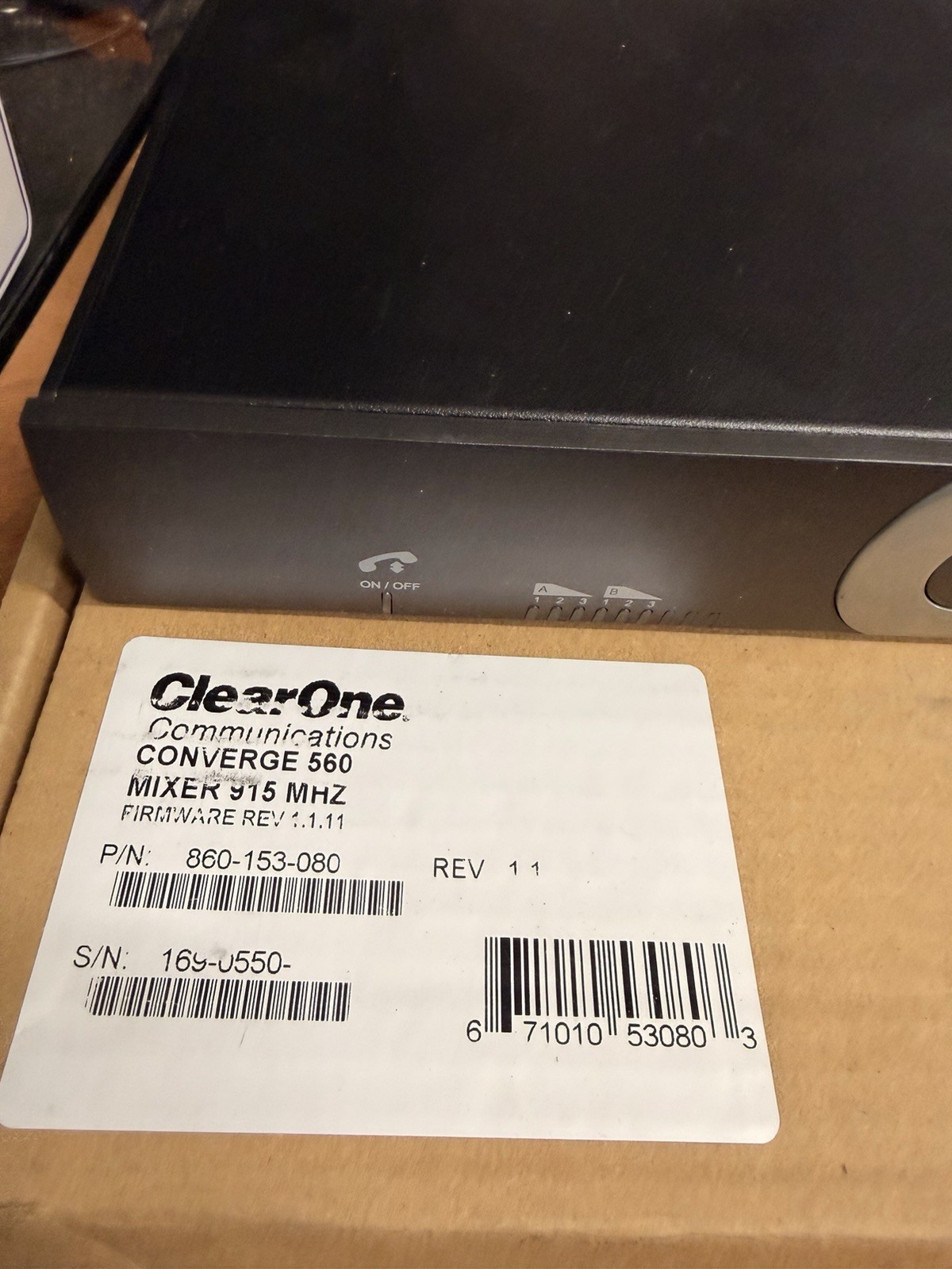 ClearOne Converge Lot | 560, Control Console, Mic Pod