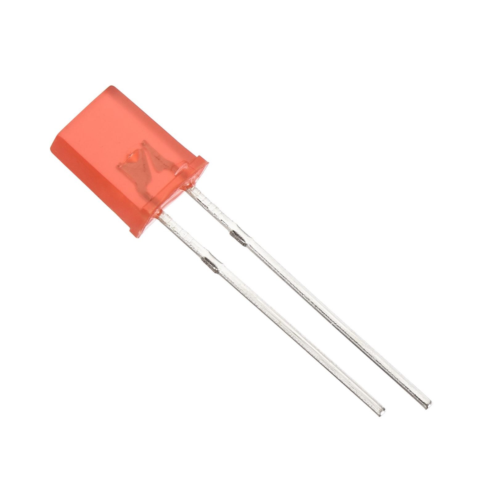 150Pcs 2x5x7mm Light Diode Rectangular Bright LED Lamp Bulb Red