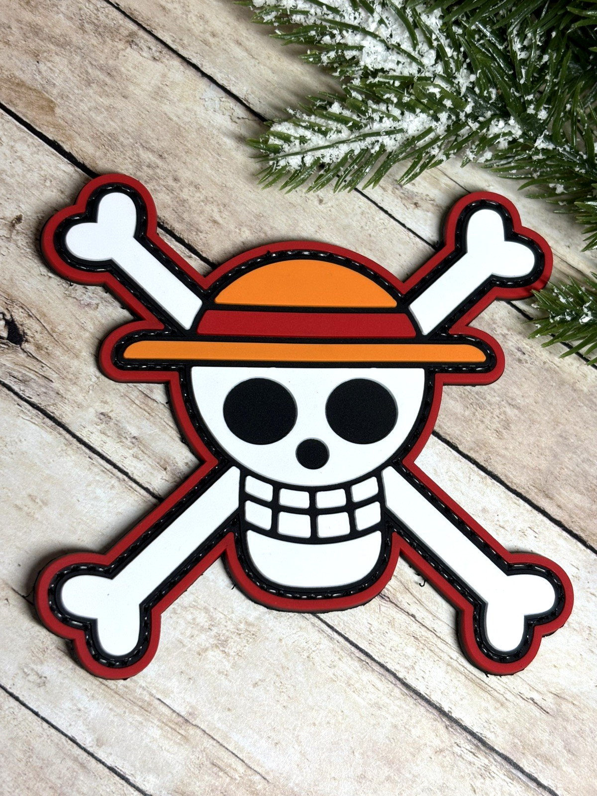 PVC Tactical Patch- Jolly Roger Patch - Straw Hat One Piece Morale Patch