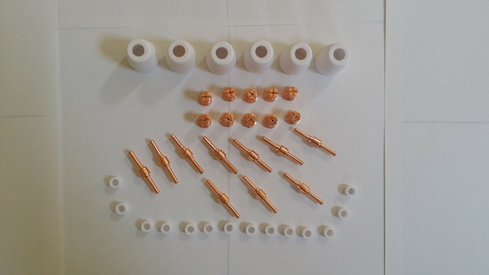 REBOOT RBC-5000D PLASMA CUTTER CONSUMABLES 40PCS COPPER EXTENDED CONSUMABLES USA
