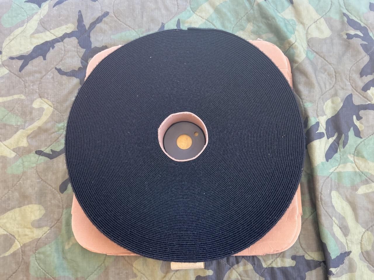 2" VELCRO® Brand MIL-SPEC Black Loop - SEW-ON TYPE - 50 Yards Military Surplus