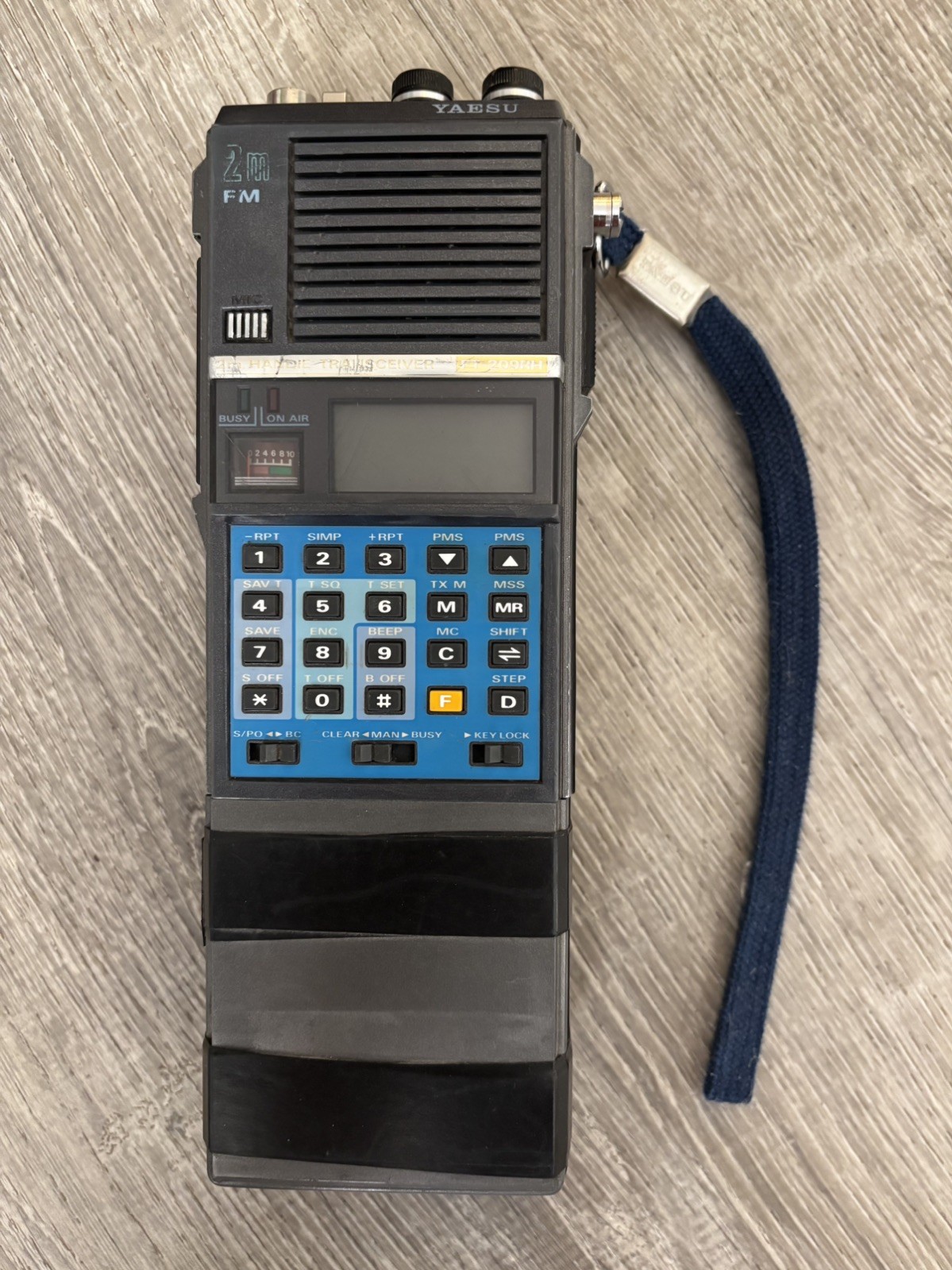 Yaesu Musen FT-209RH 2m FM Handheld Transceiver Amateur Radio - Untested