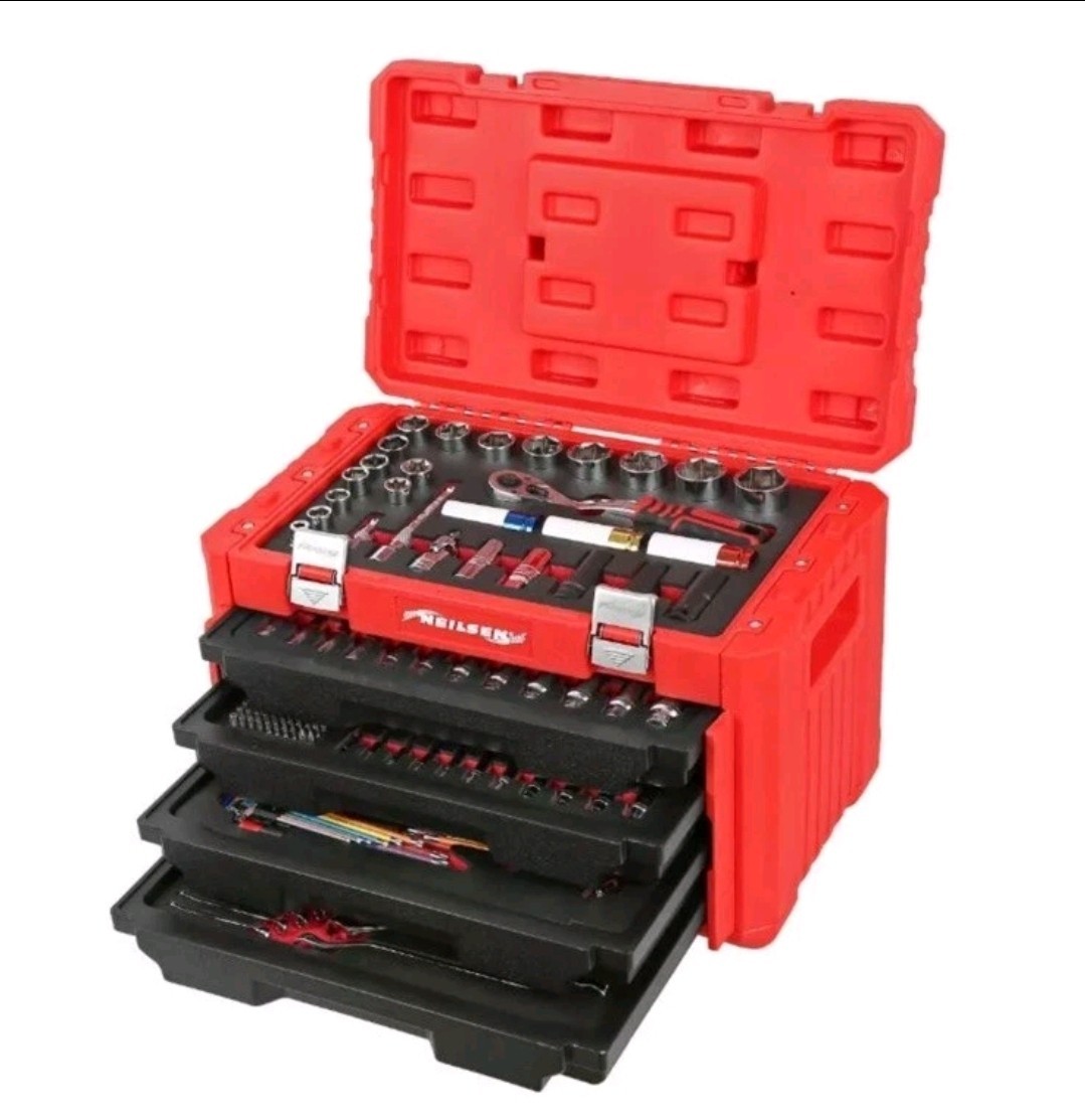 245pcs Socket And Wrench Set With 4 Drawer Tool Box CT6000