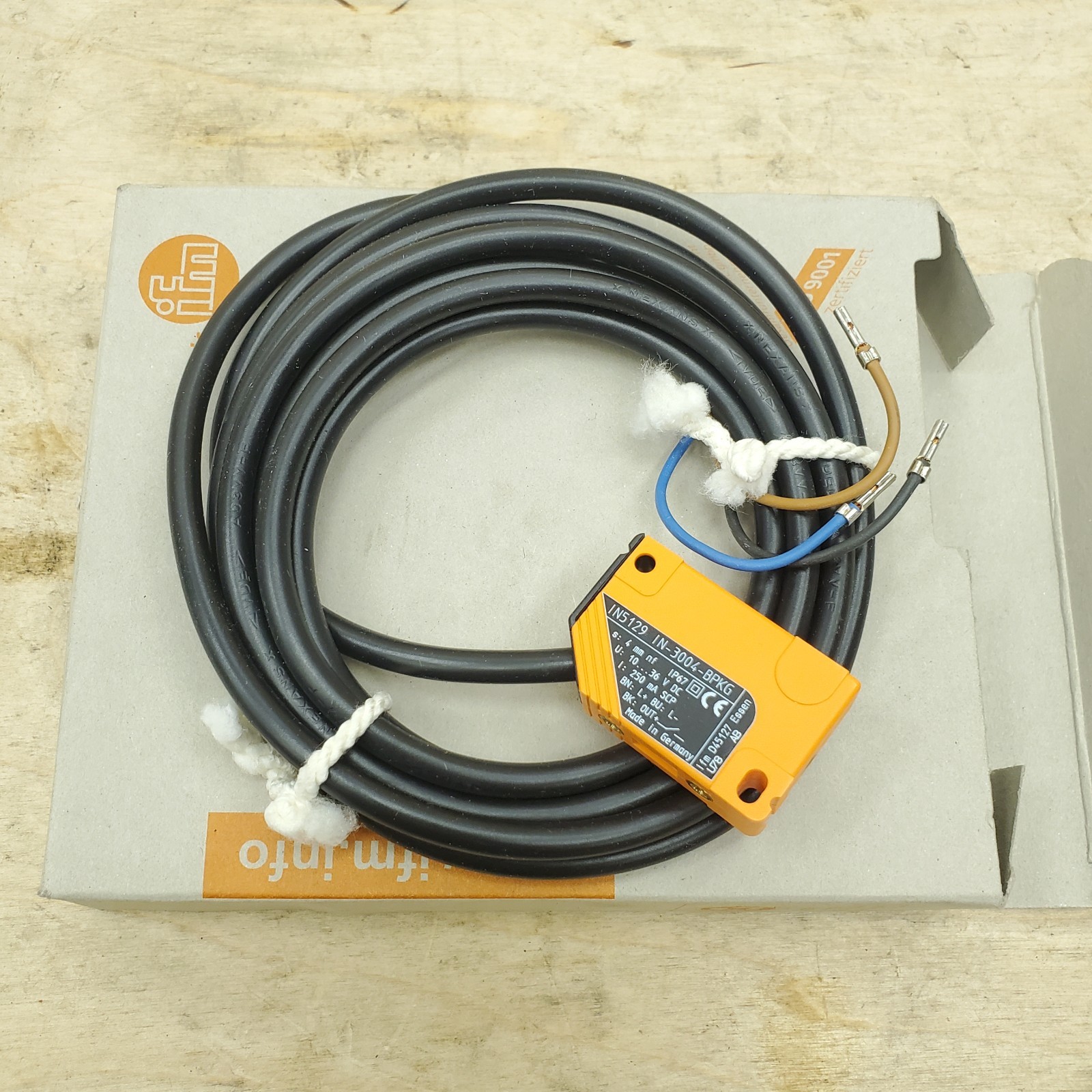 IFM Efector IN5129 Inductive Proximity Sensor made in Germany - NEW in Box