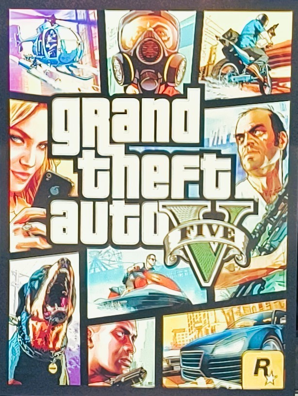 Grand Theft Auto 5 - 3D Lenticular Holographic Poster