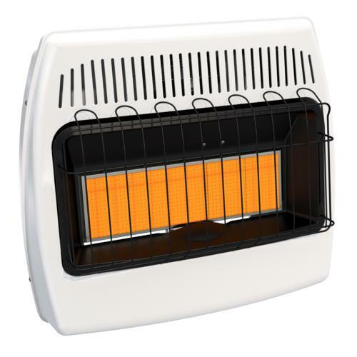 30000 BTU Dual Fuel Vent Free Radiant Floor Wall Heater Home Lodge Cabin Warmer