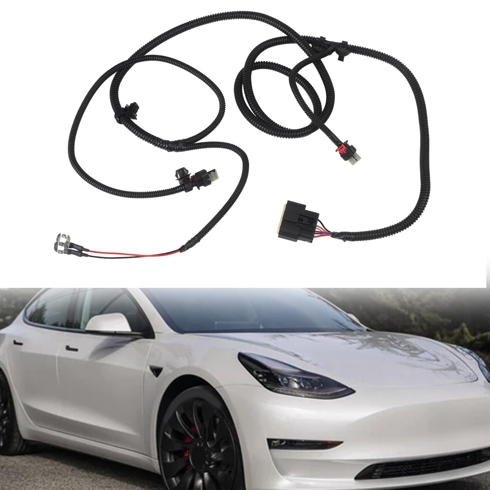 Reversing Sensor Wiring Connector for Tesla Model 3 Front Bumper Applications