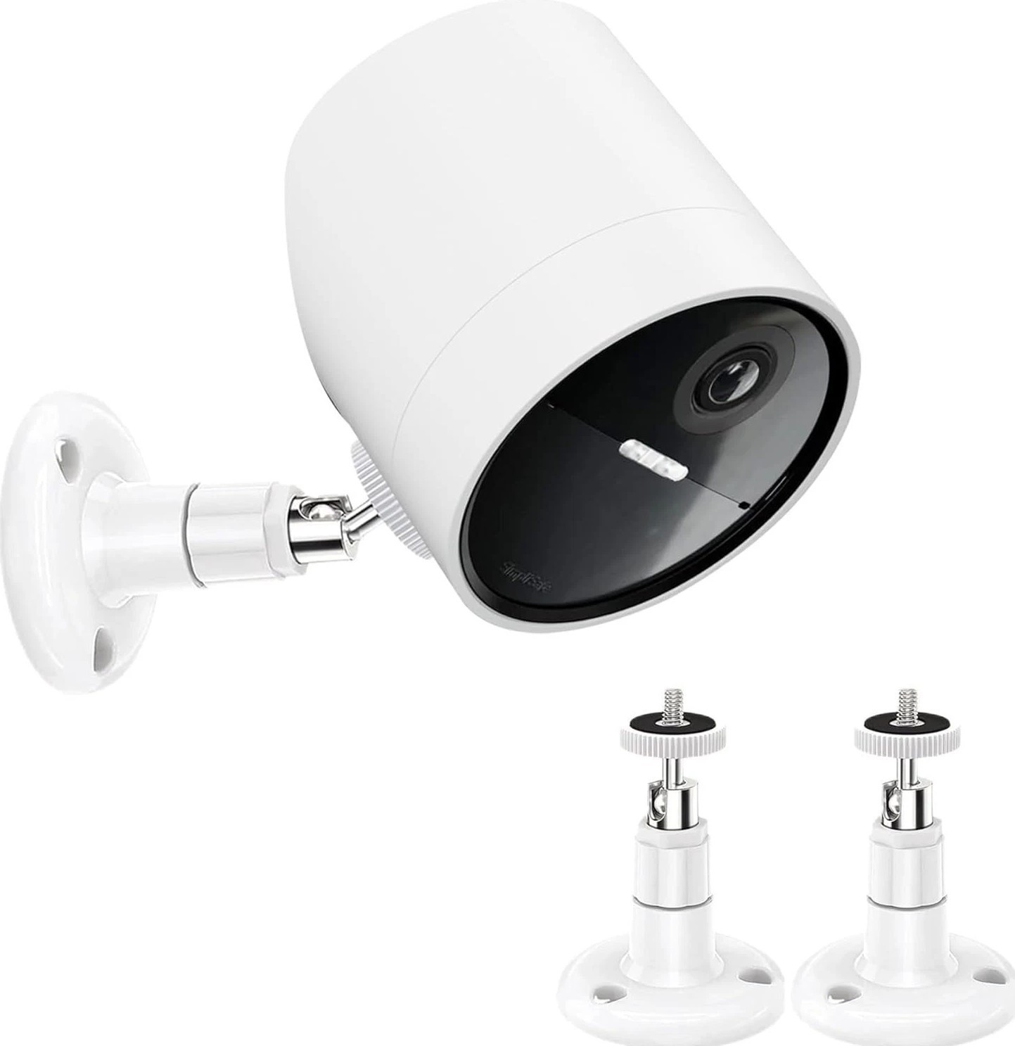 2 Pack Wall Mount for SimpliSafe Outdoor Security Camera 360° Adjustable